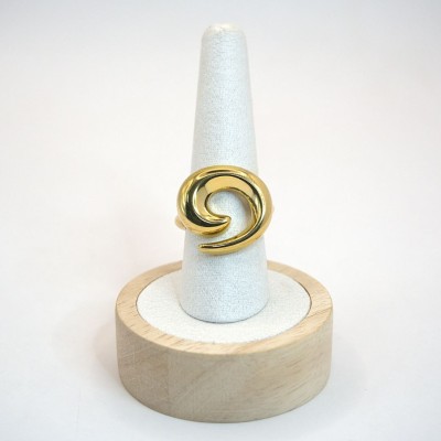 Ατσάλινο δαχτυλίδι Infinity Gold